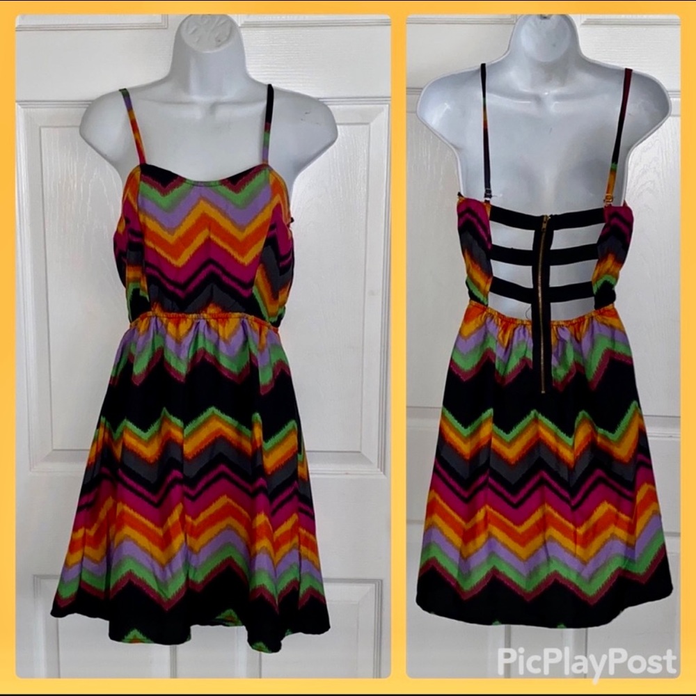 Caged Back Sundress - Picture 1 of 7